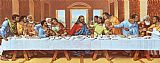 Leonardo da Vinci large picture of the last supper painting